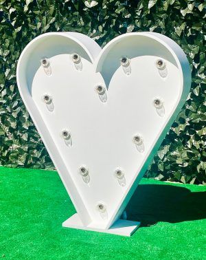 CORAZÓN DE MADERA CON LUCES 100CM - Imagen 3