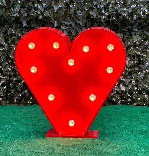 CORAZÓN DE MADERA CON LUCES 100CM - Imagen 4