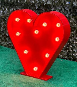 CORAZÓN DE MADERA CON LUCES 100CM - Imagen 2