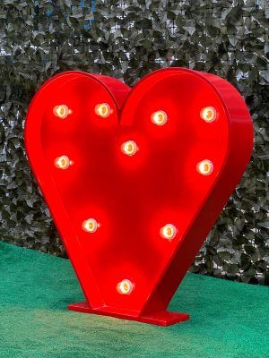 CORAZÓN DE MADERA CON LUCES 100CM - Imagen 6