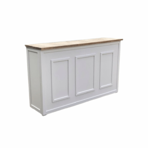 BARRA DE MADERA PLEGABLE CON MARCO RECTÁNGULOS