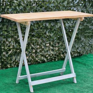 MESA ALTA VELADOR MADERA - 120x60
