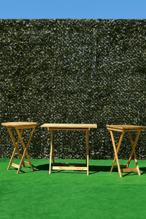 MESA ALTA VELADOR MADERA - Imagen 6