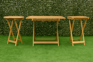 MESA ALTA VELADOR MADERA - Imagen 3