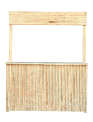 BARRA DE MADERA CON ARCO