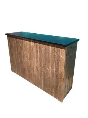 BARRA DE MADERA DUELAS VERTICALES