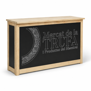 MOSTRADOR DE MADERA PLEGABLE DISEÑO LIBRE