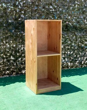 MUEBLE AUXILIAR DE ALMACENAJE PARA BARRA DE MADERA - Imagen 2