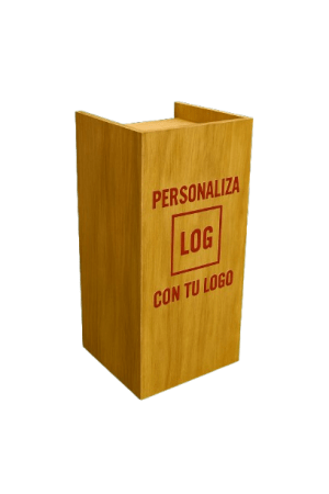 WELCOME DESK LOGO GRABADO