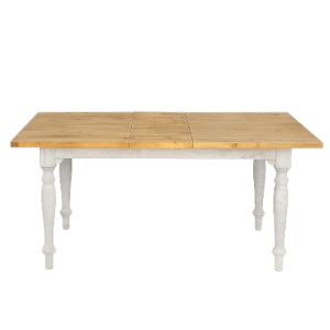 Mesa Rústica Rectangular Extensible – Unidad de Exposición