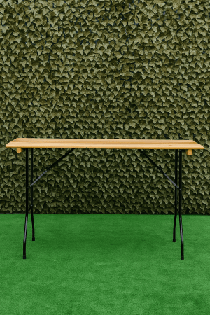 Mesa Alta Madera Cervecería - Imagen 4