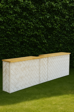 Pack 2 Barras de Madera Modelo Ladrillo + Cubregrifos - Imagen 4