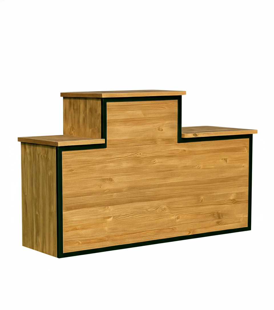 MOSTRADOR DE MADERA PARA TIENDAS