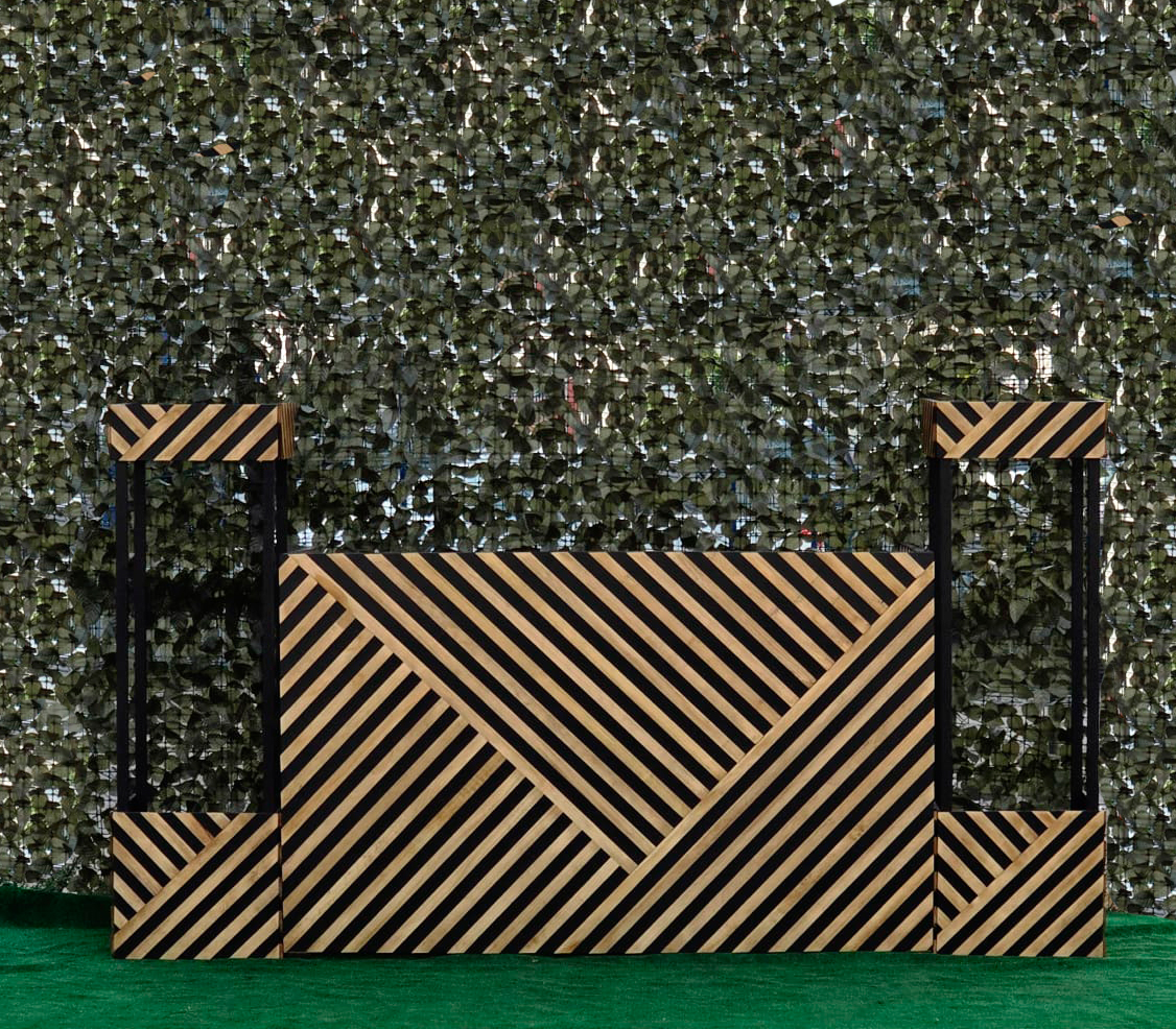 PACK CABINA DJ LISTADA DIAGONAL + 2 TÓTEMS - Imagen 3