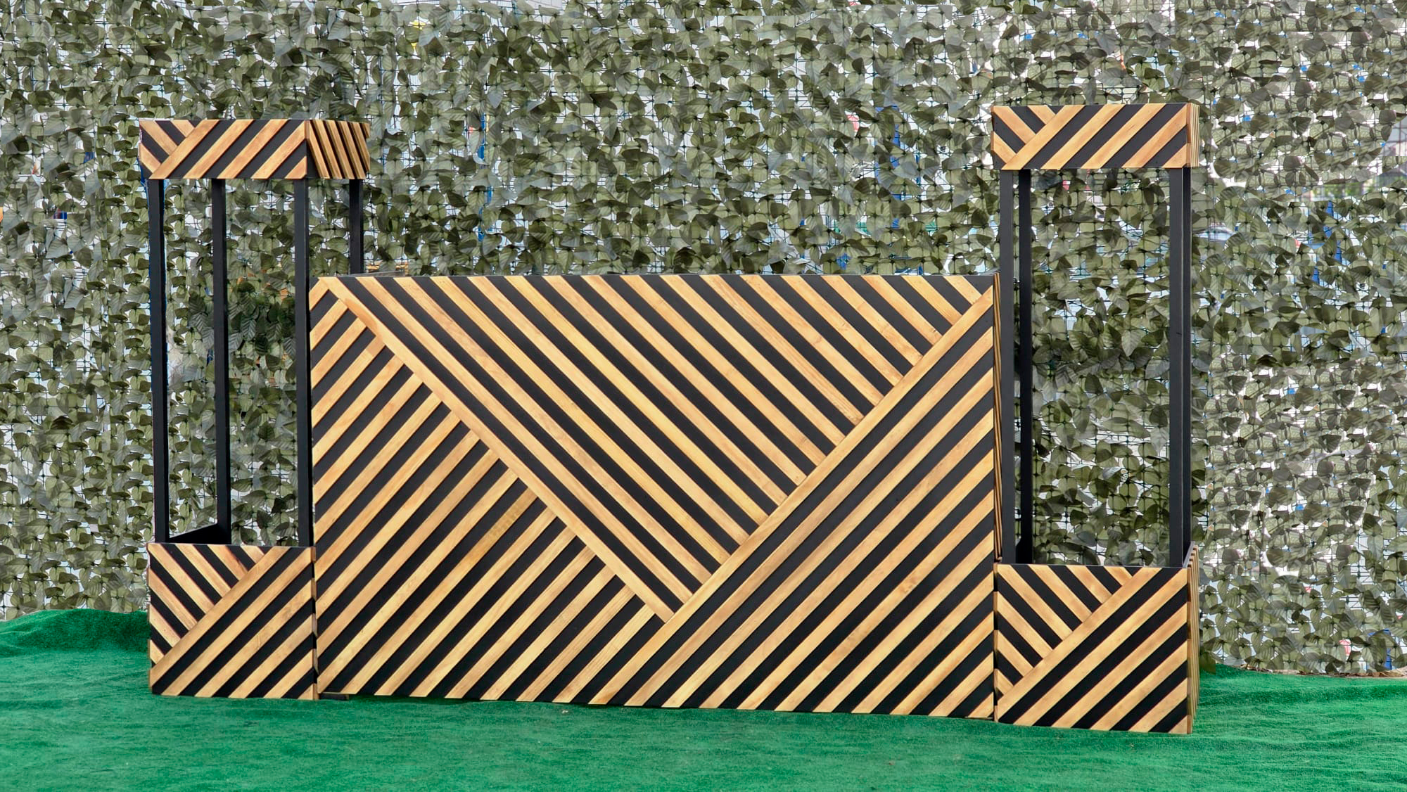 PACK CABINA DJ LISTADA DIAGONAL + 2 TÓTEMS - Imagen 5