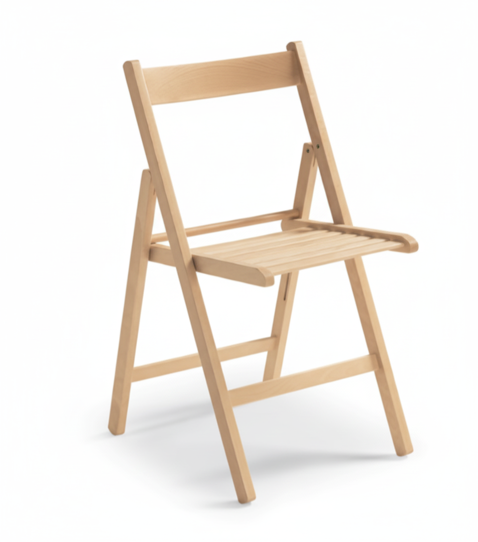 SILLA DE MADERA PLEGABLE