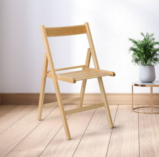 SILLA DE MADERA PLEGABLE - Imagen 4
