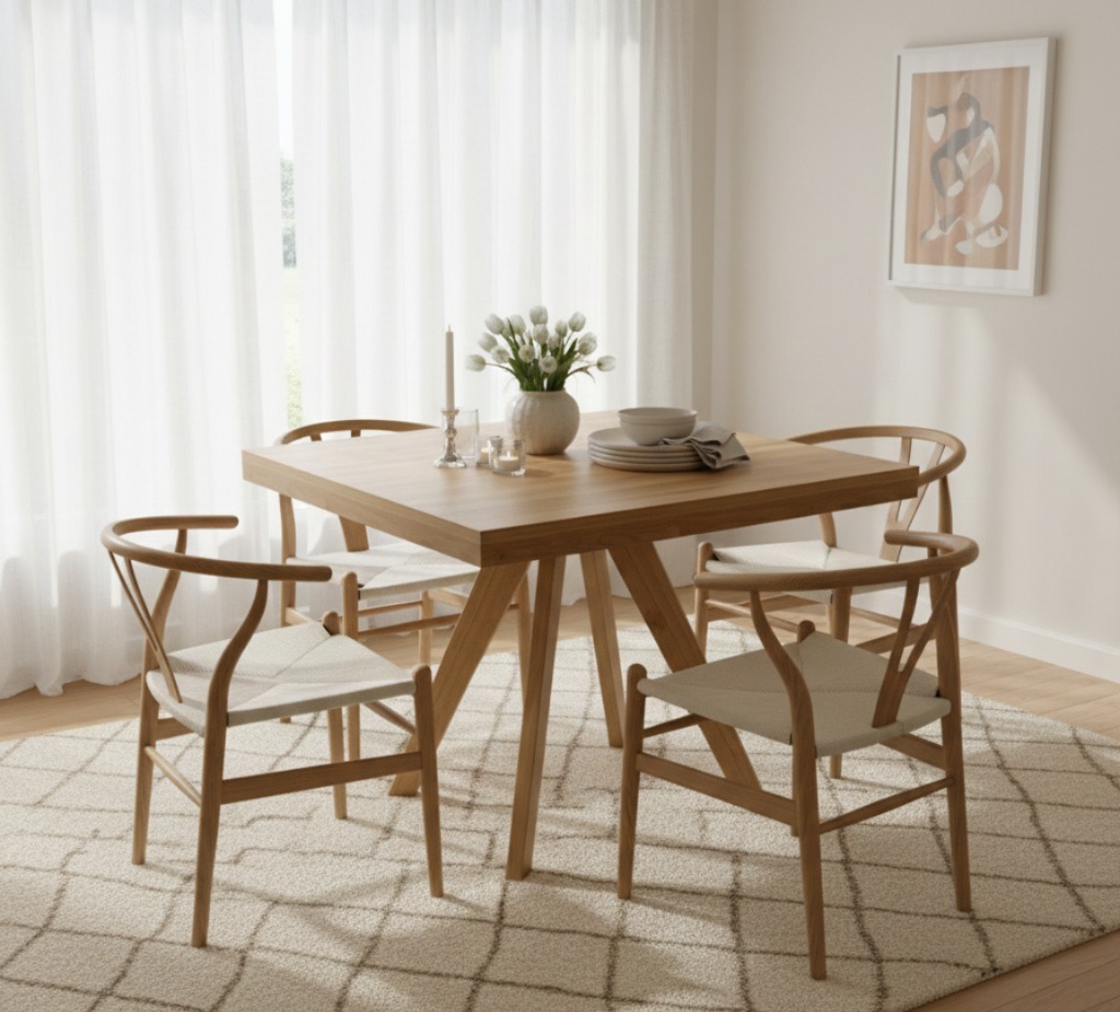 MESA DE MADERA TRÍPODE - Imagen 3