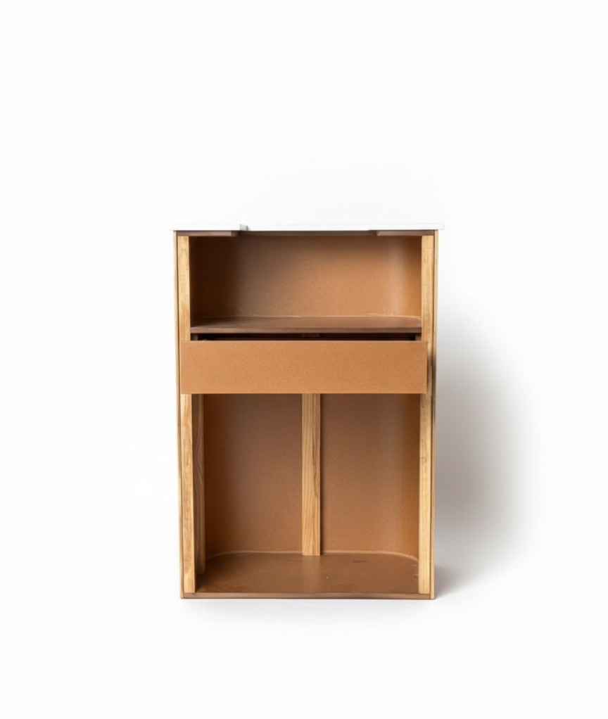 MOSTRADOR RECEPCIÓN CURVO - Imagen 6