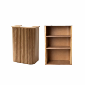 MOSTRADOR RECEPCIÓN CURVO