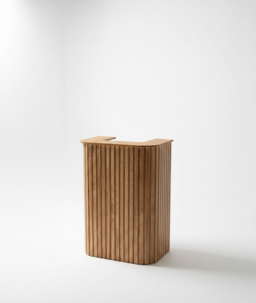 MOSTRADOR RECEPCIÓN CURVO - Imagen 3